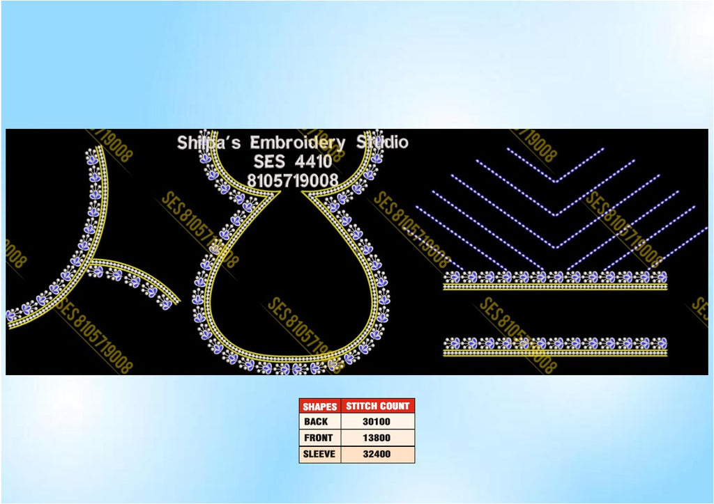 Embroidery Designs 4401-4500 Series