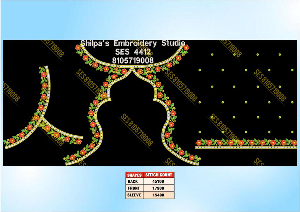 Embroidery Designs 4401-4500 Series