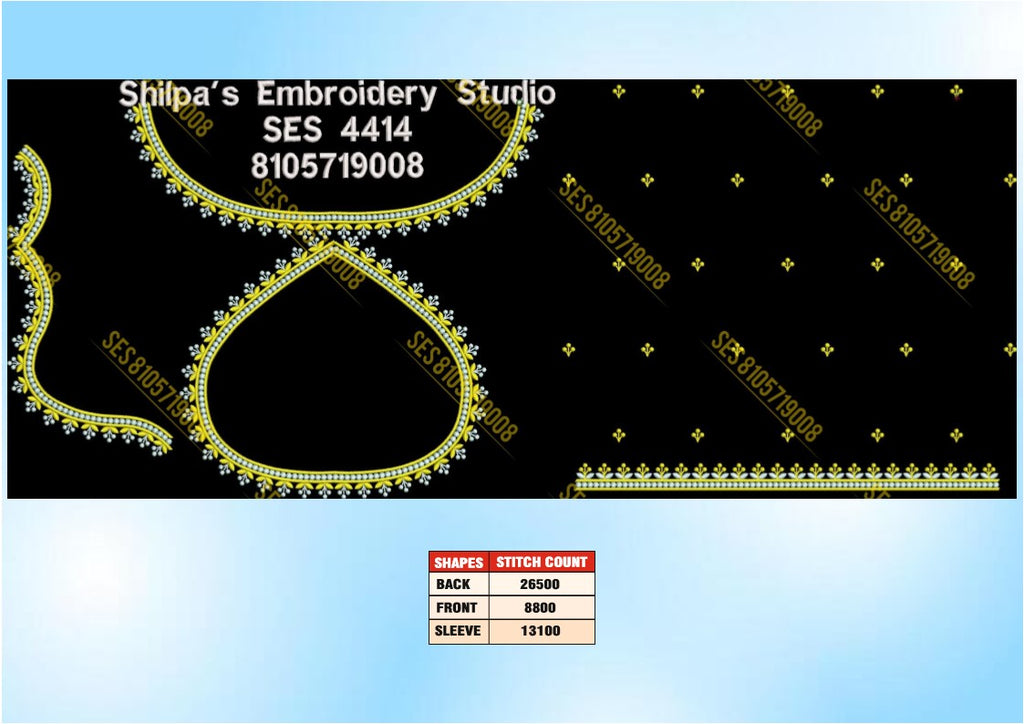 Embroidery Designs 4401-4500 Series