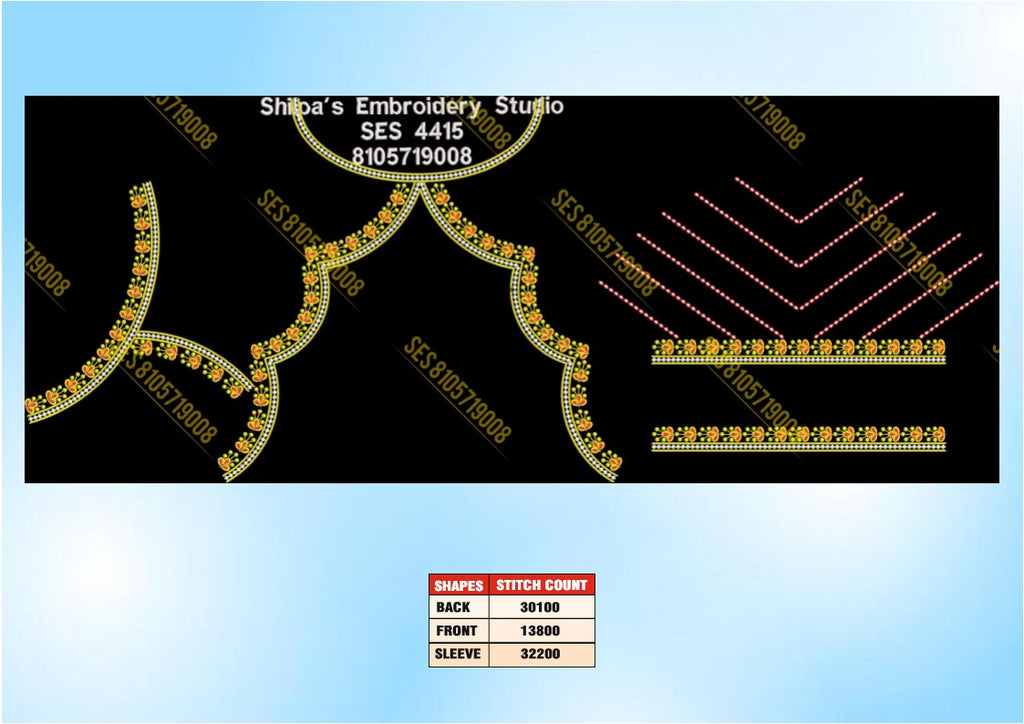 Embroidery Designs 4401-4500 Series