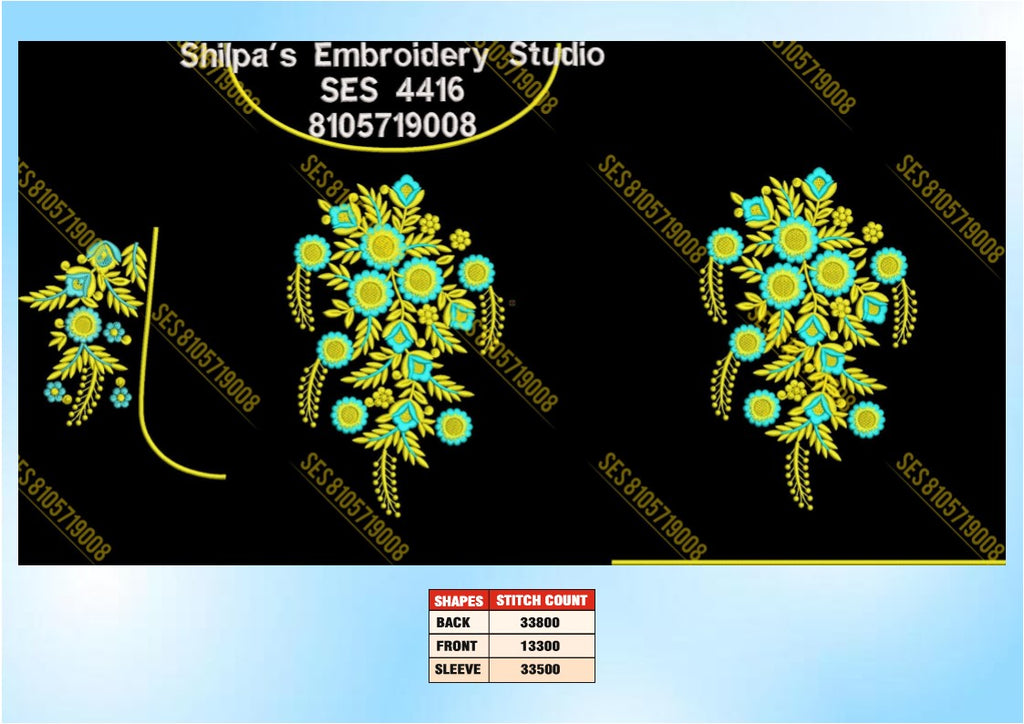 Embroidery Designs 4401-4500 Series