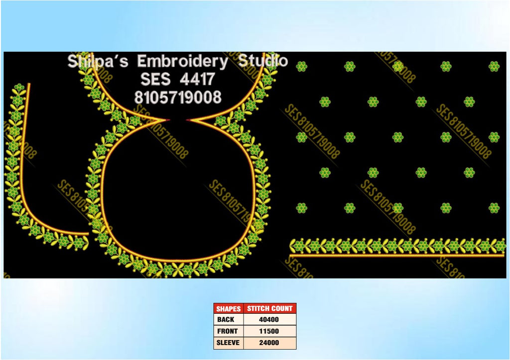 Embroidery Designs 4401-4500 Series