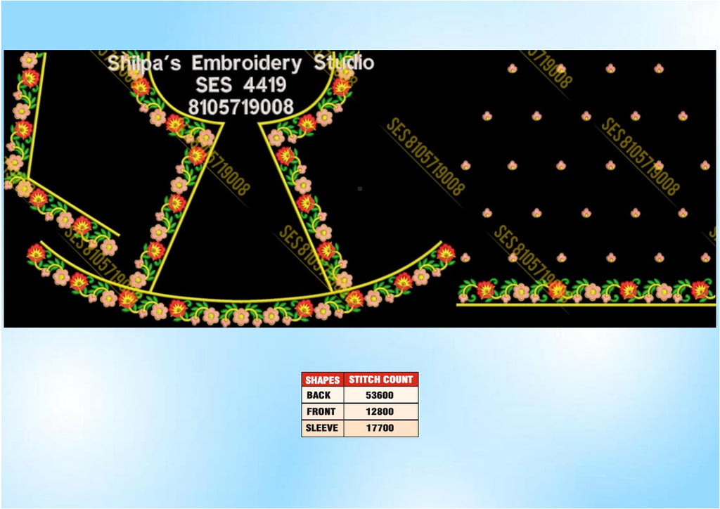 Embroidery Designs 4401-4500 Series