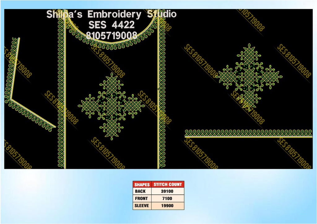 Embroidery Designs 4401-4500 Series