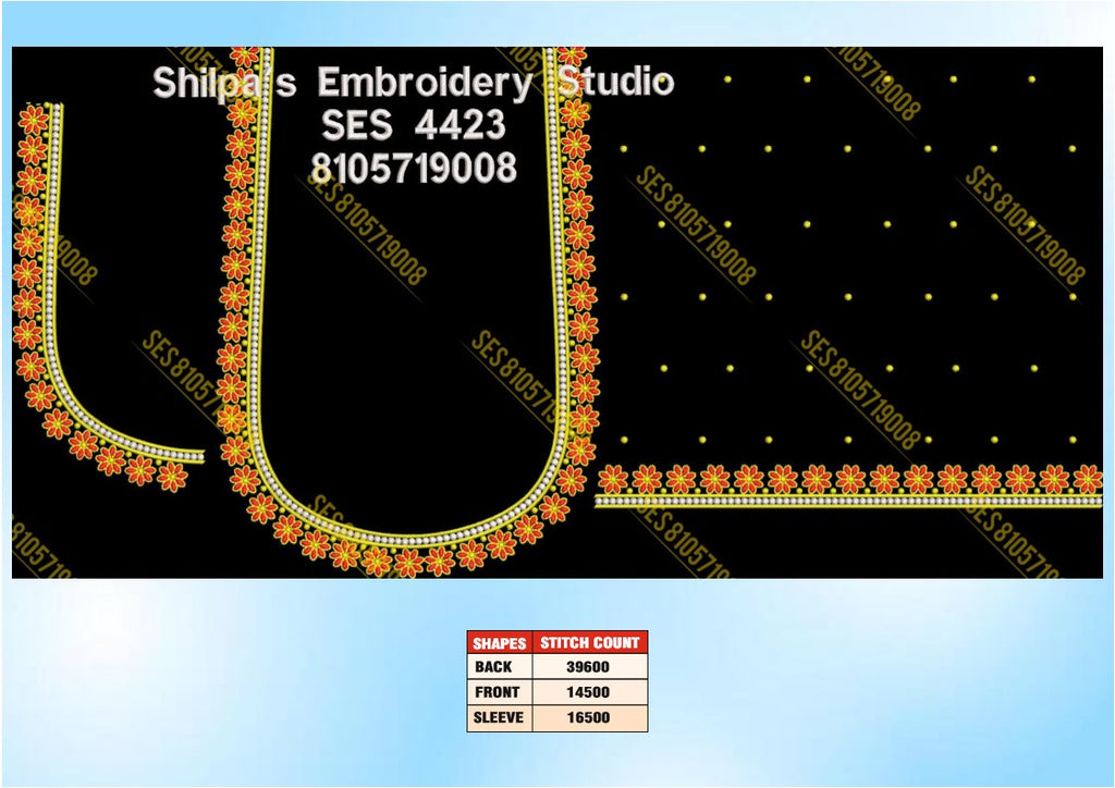 Embroidery Designs 4401-4500 Series
