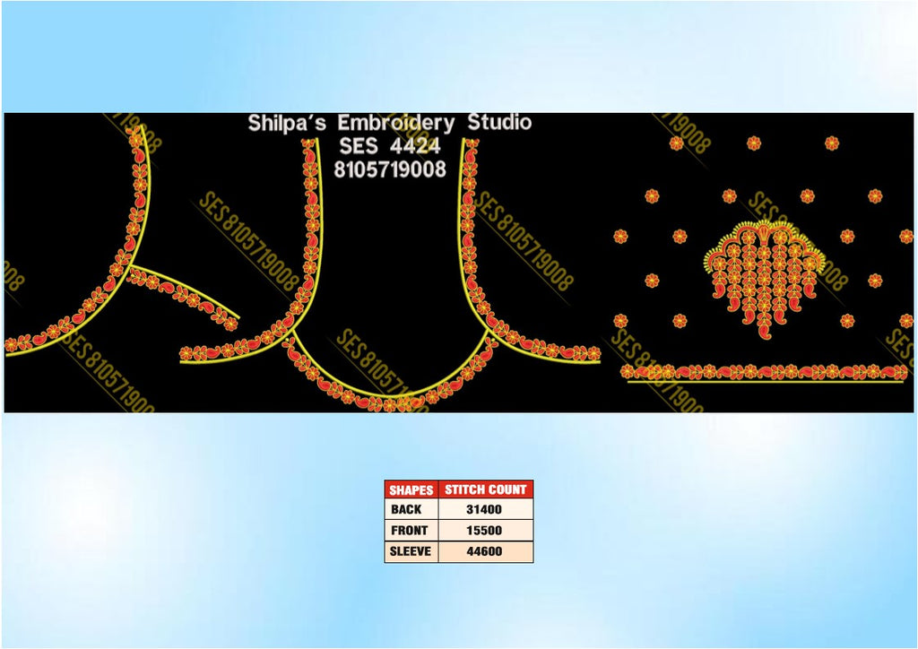 Embroidery Designs 4401-4500 Series