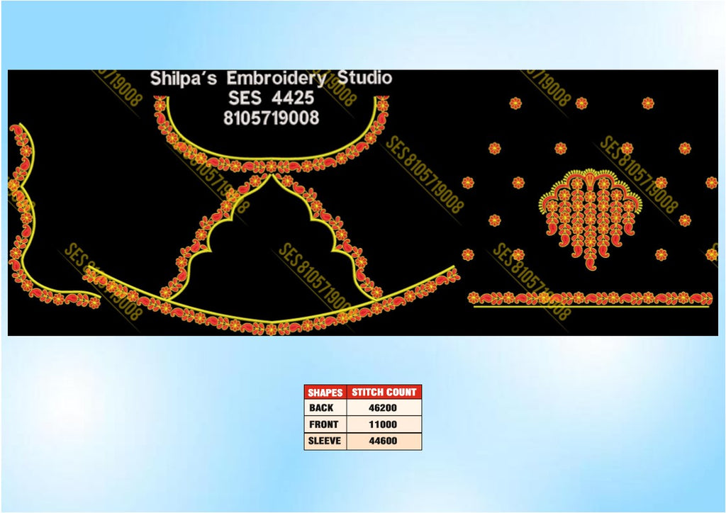 Embroidery Designs 4401-4500 Series