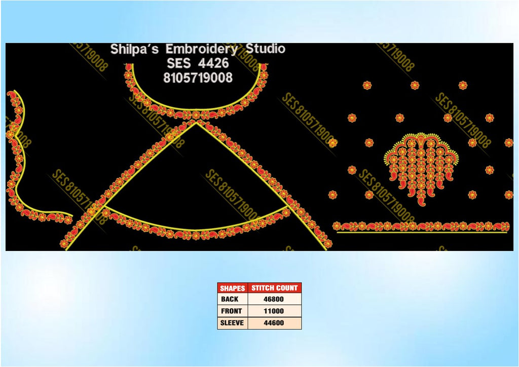 Embroidery Designs 4401-4500 Series