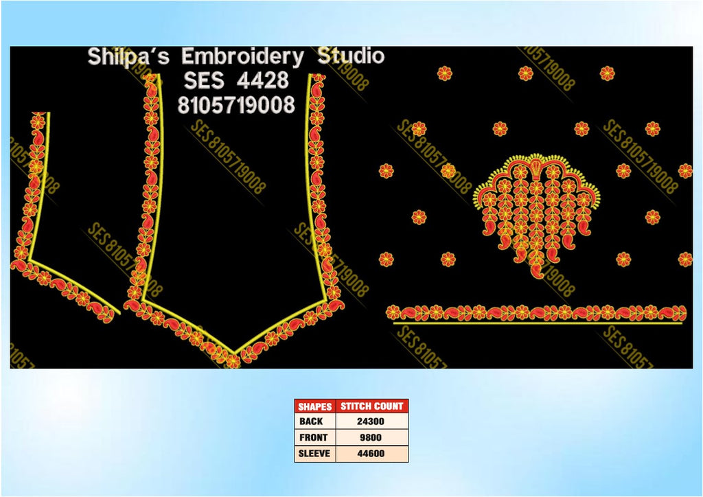 Embroidery Designs 4401-4500 Series