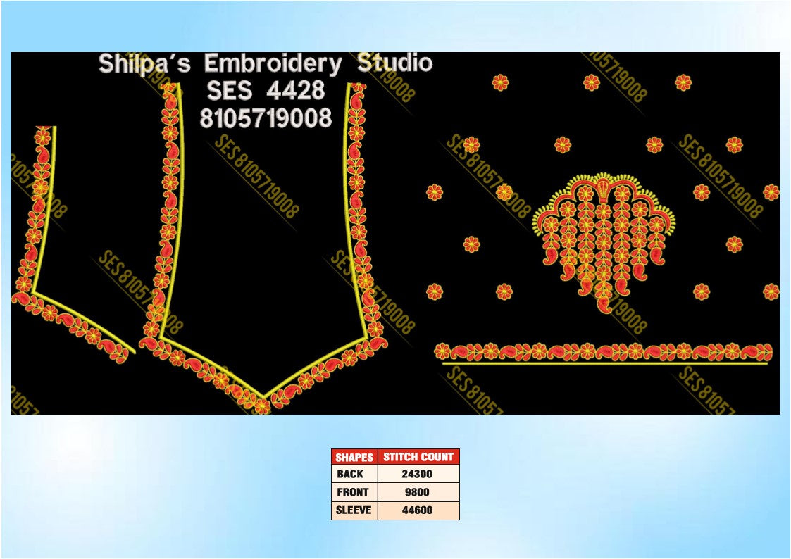 Embroidery Designs 4401-4500 Series