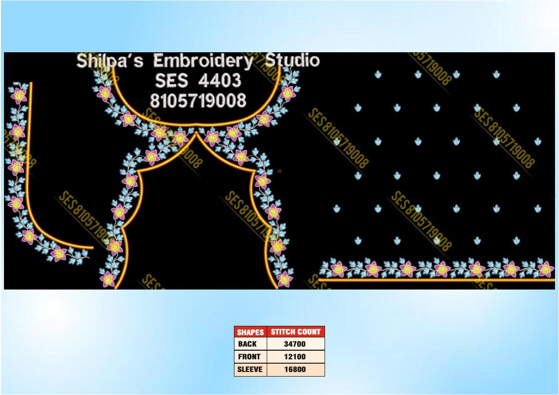 Embroidery Designs 4401-4500 Series