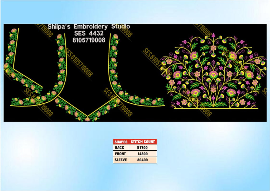 Embroidery Designs 4401-4500 Series
