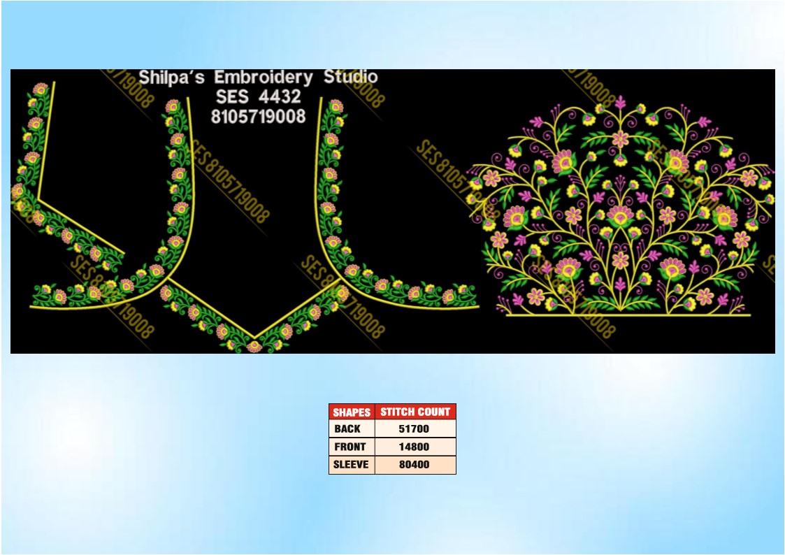 Embroidery Designs 4401-4500 Series