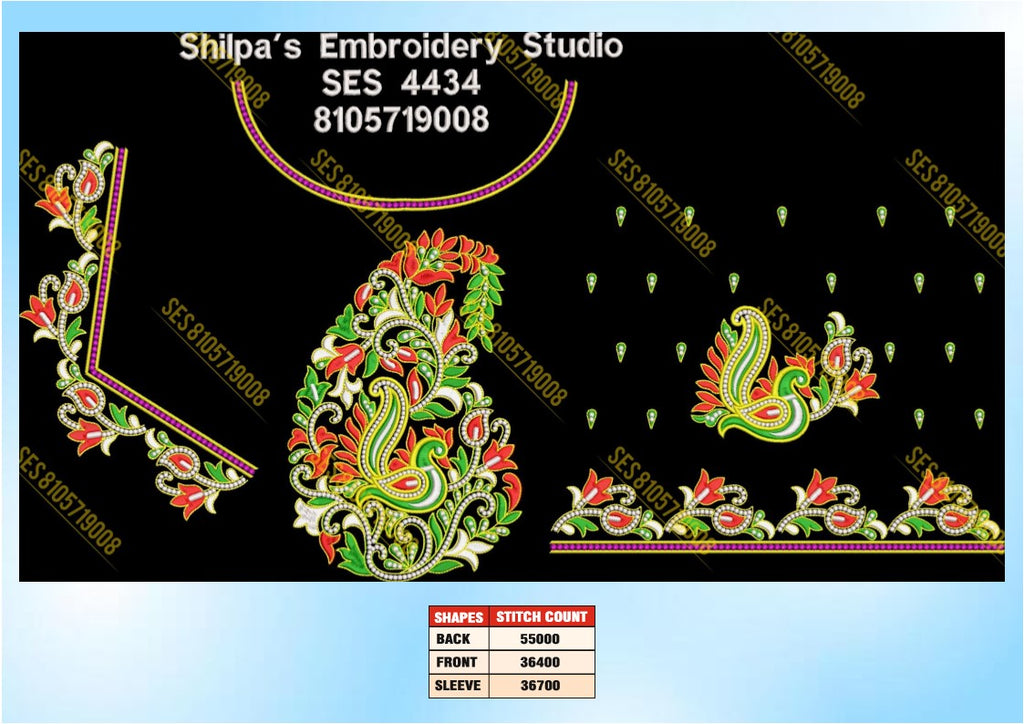 Embroidery Designs 4401-4500 Series