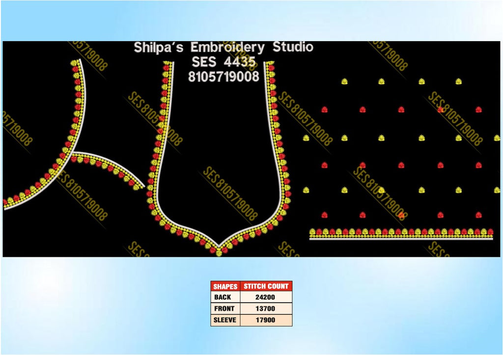 Embroidery Designs 4401-4500 Series