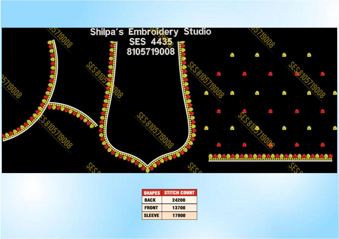 Embroidery Designs 4401-4500 Series