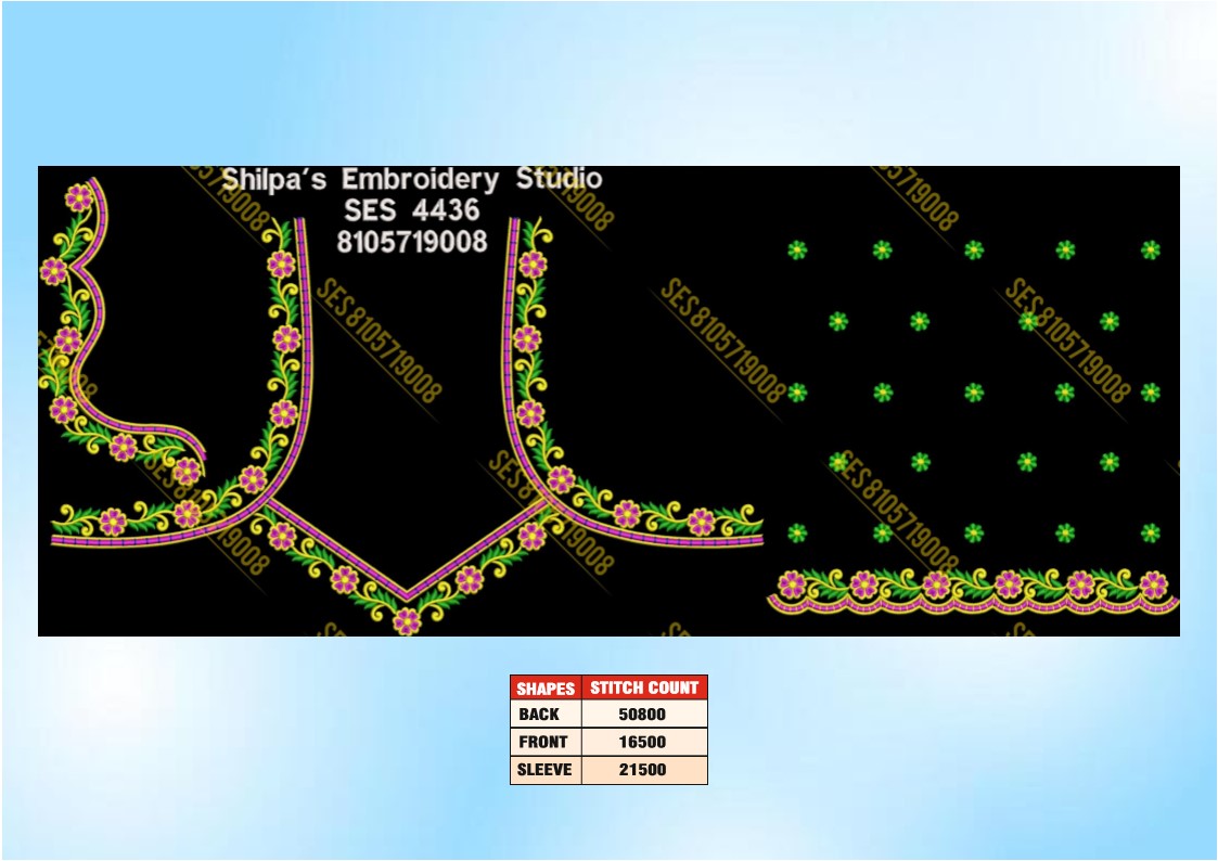 Embroidery Designs 4401-4500 Series