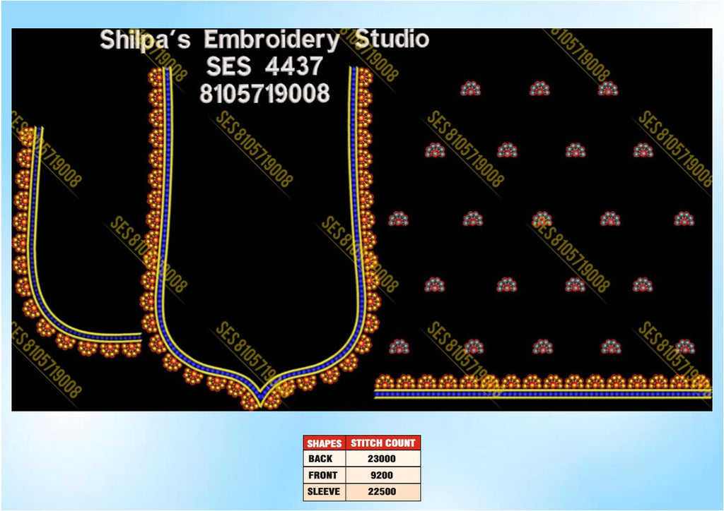 Embroidery Designs 4401-4500 Series