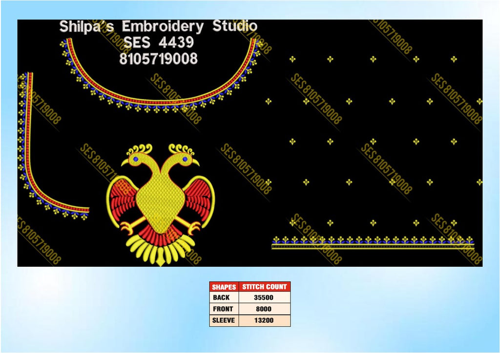 Embroidery Designs 4401-4500 Series