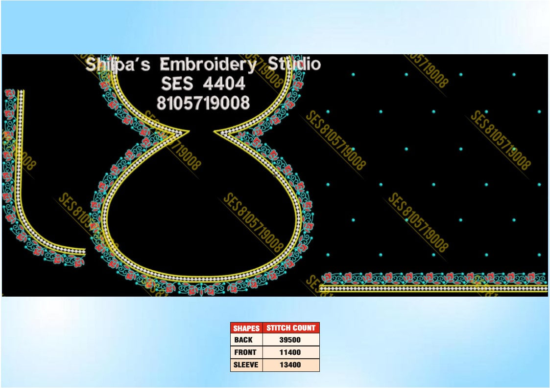 Embroidery Designs 4401-4500 Series