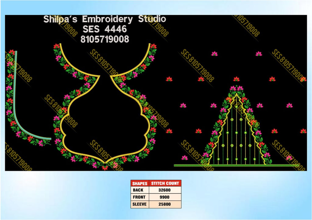 Embroidery Designs 4401-4500 Series