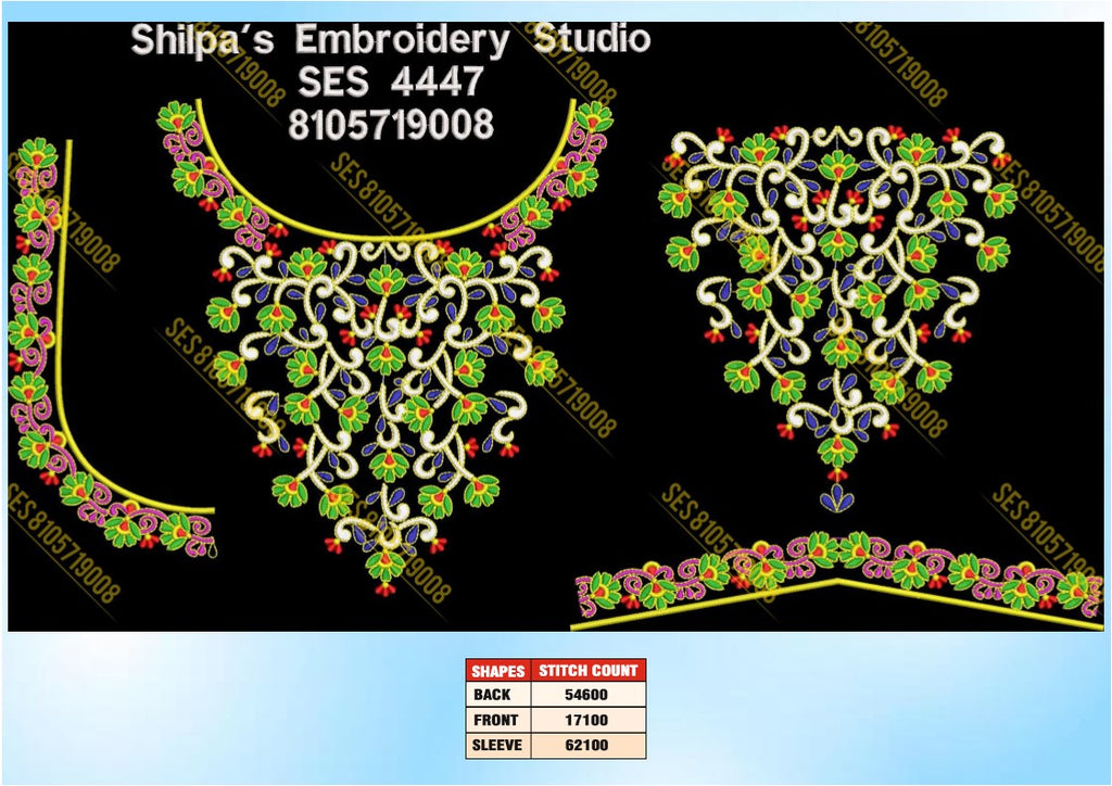 Embroidery Designs 4401-4500 Series