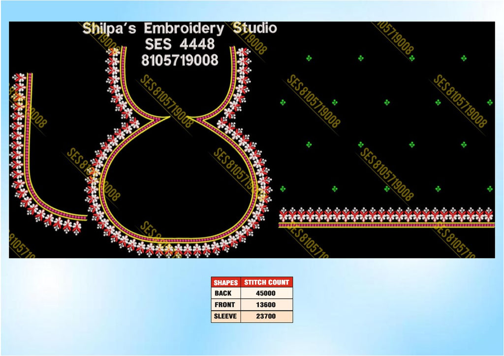 Embroidery Designs 4401-4500 Series