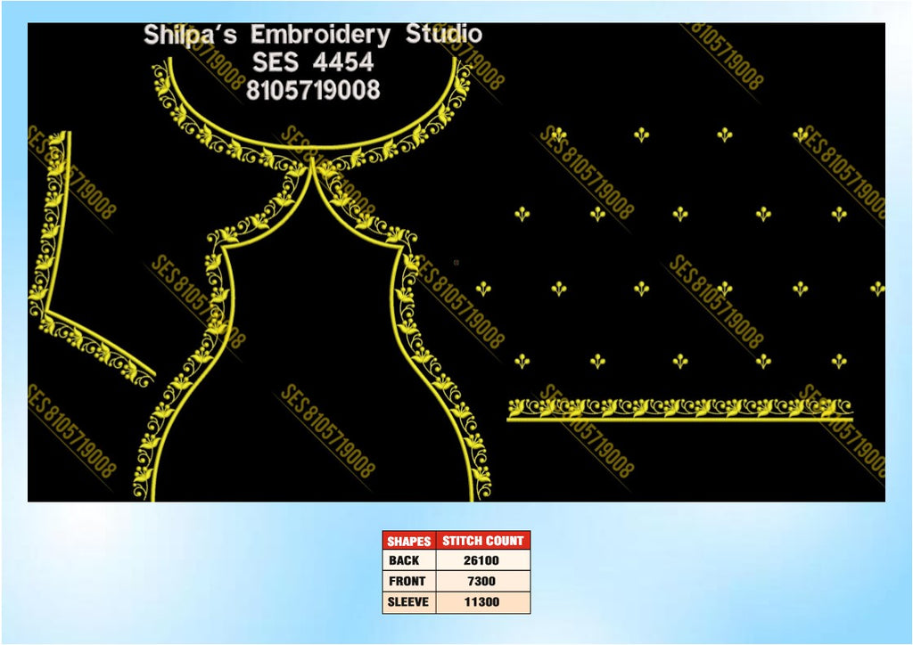 Embroidery Designs 4401-4500 Series