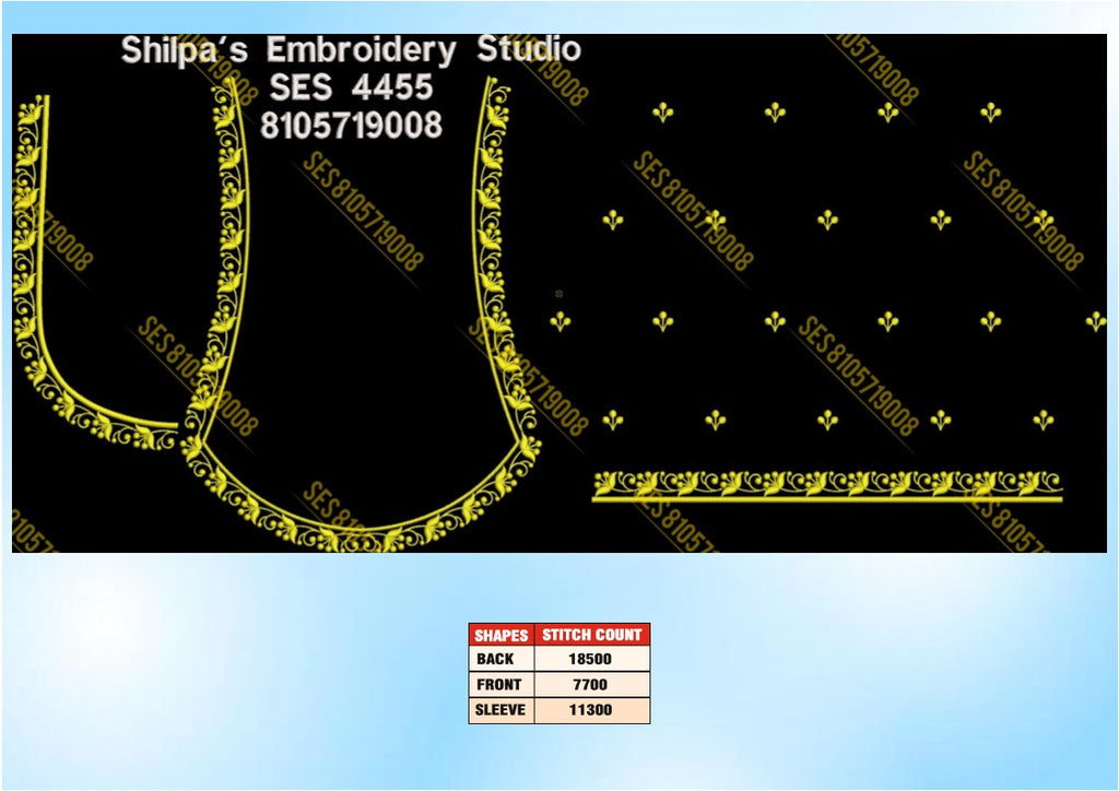 Embroidery Designs 4401-4500 Series