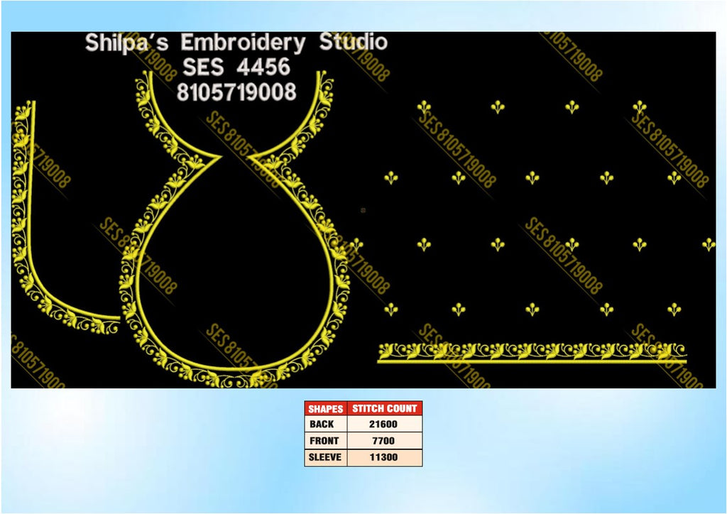 Embroidery Designs 4401-4500 Series