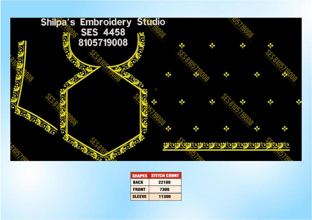 Embroidery Designs 4401-4500 Series