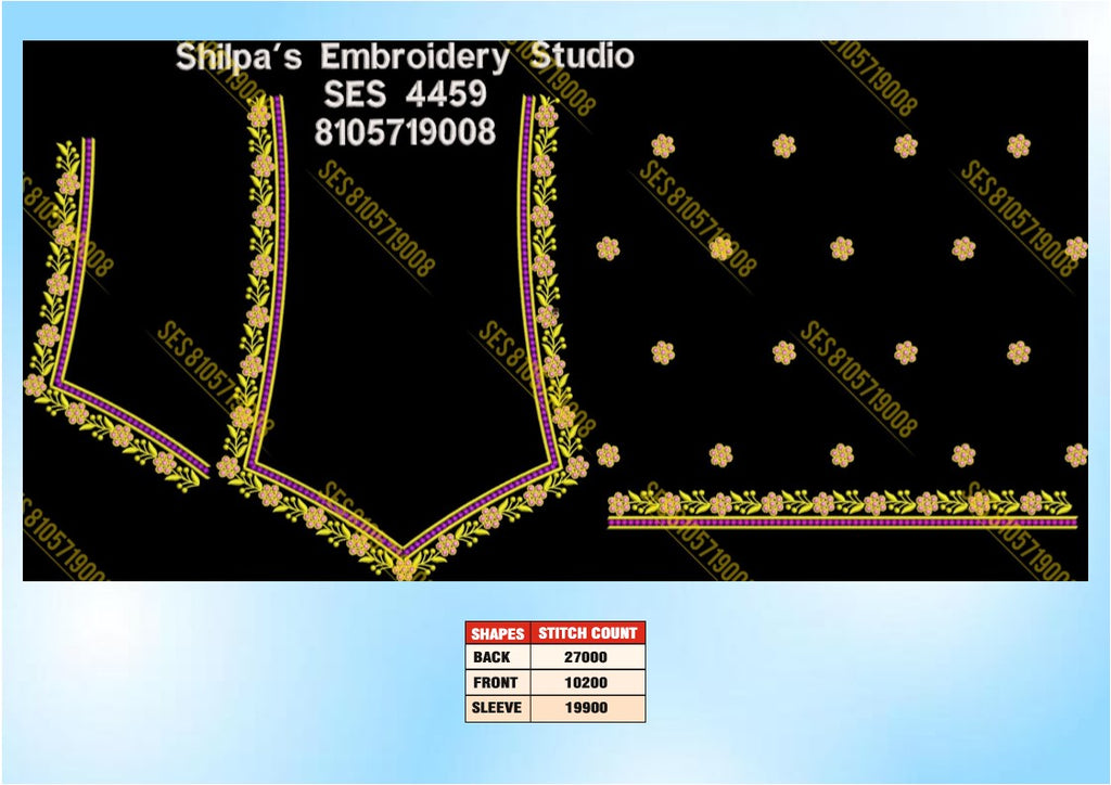 Embroidery Designs 4401-4500 Series