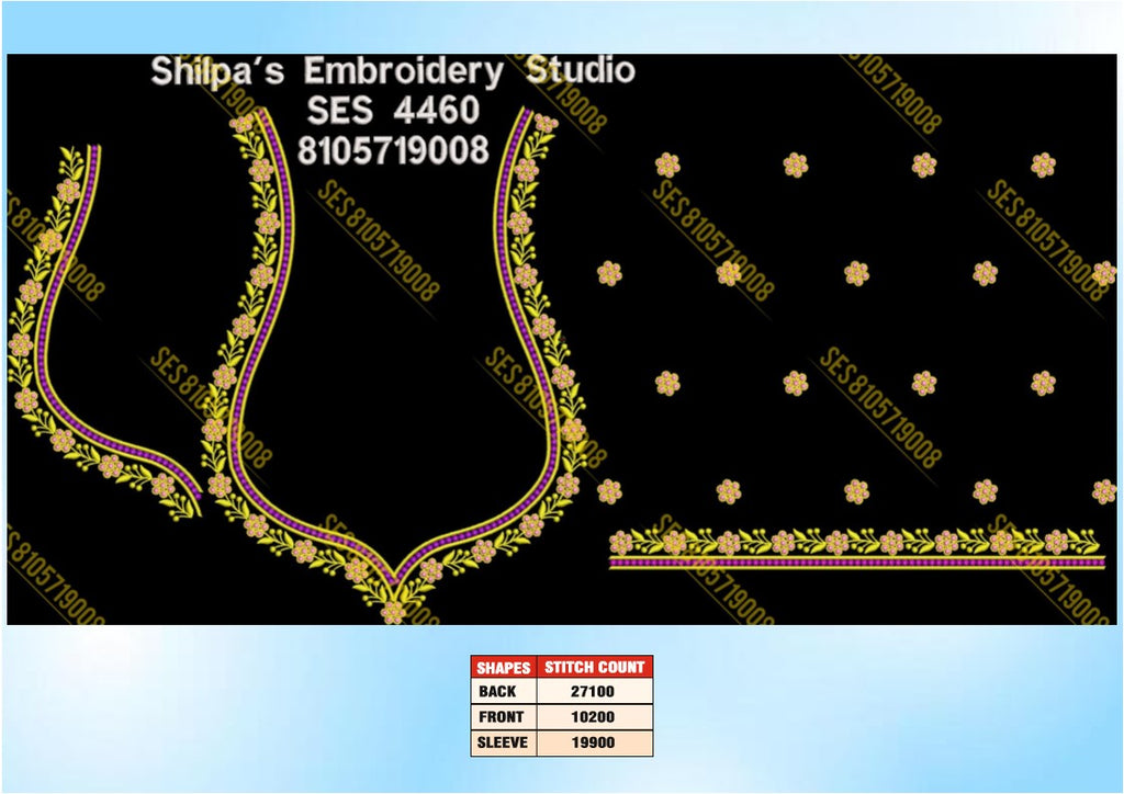 Embroidery Designs 4401-4500 Series
