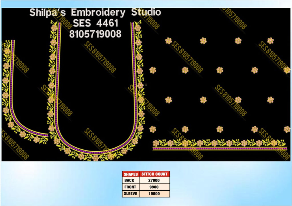 Embroidery Designs 4401-4500 Series