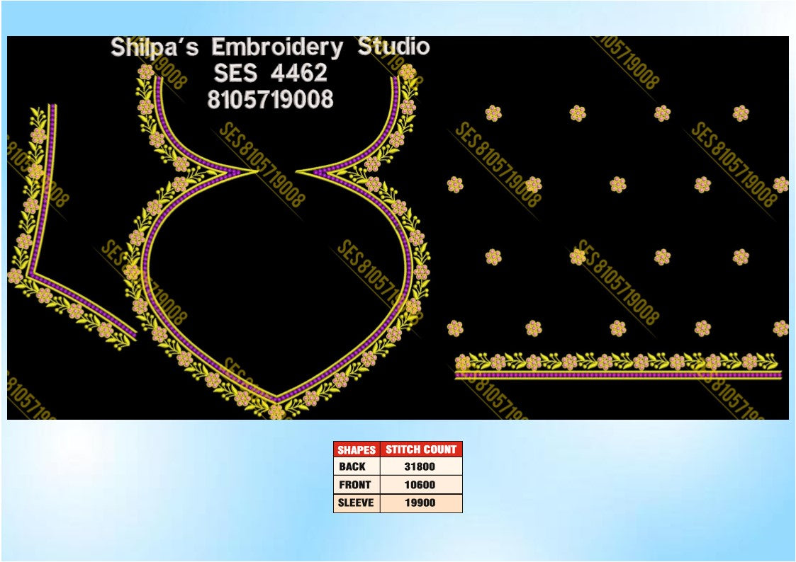 Embroidery Designs 4401-4500 Series