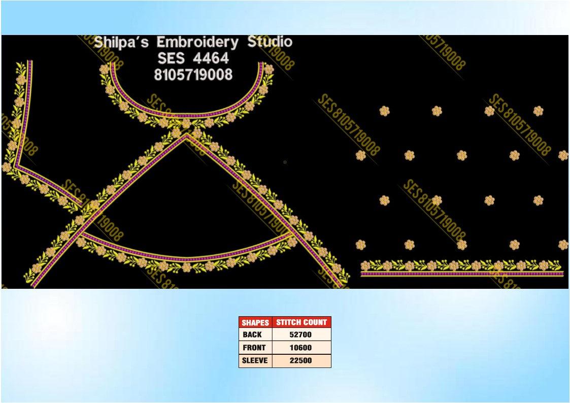 Embroidery Designs 4401-4500 Series