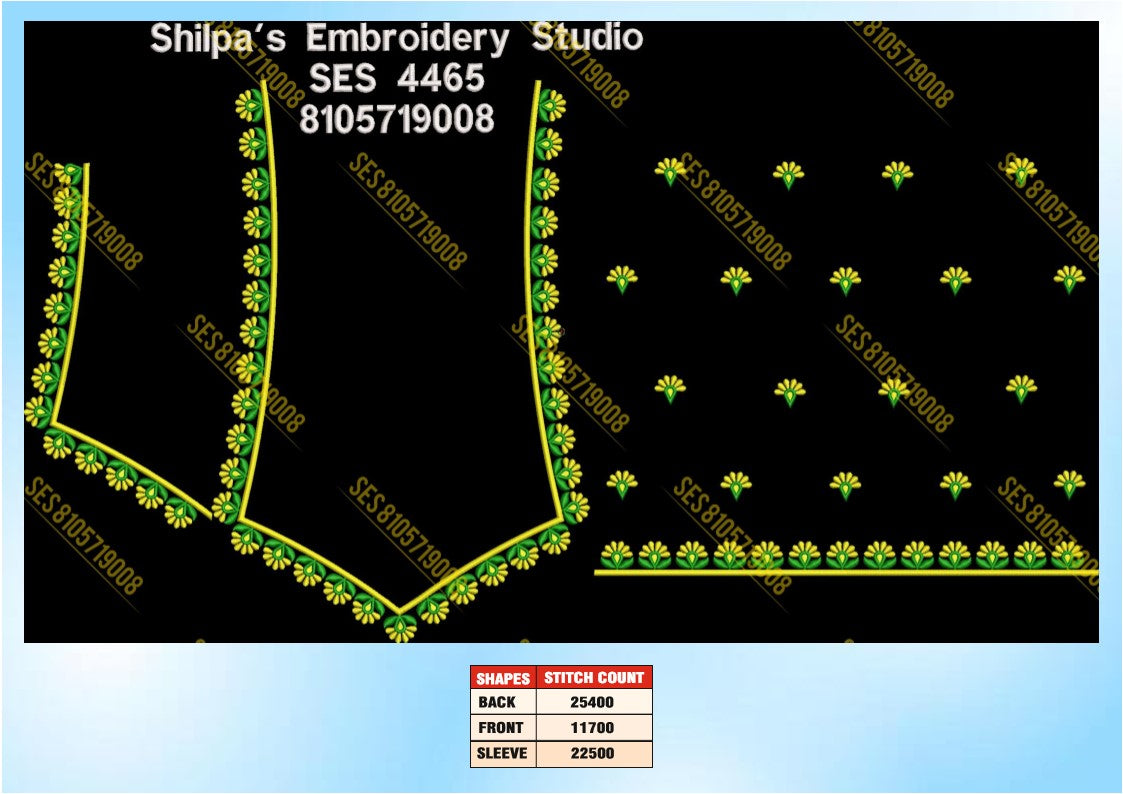 Embroidery Designs 4401-4500 Series