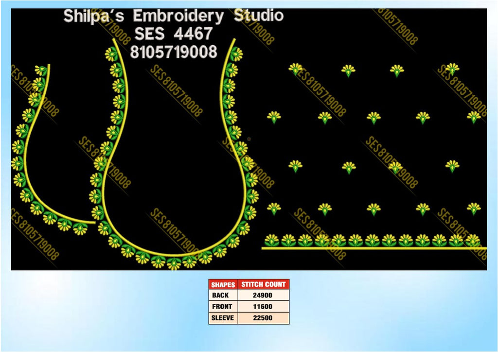 Embroidery Designs 4401-4500 Series
