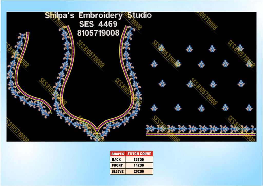 Embroidery Designs 4401-4500 Series