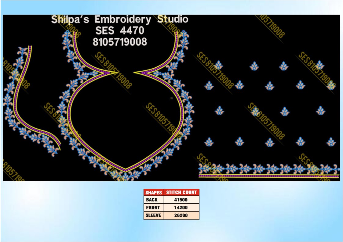 Embroidery Designs 4401-4500 Series