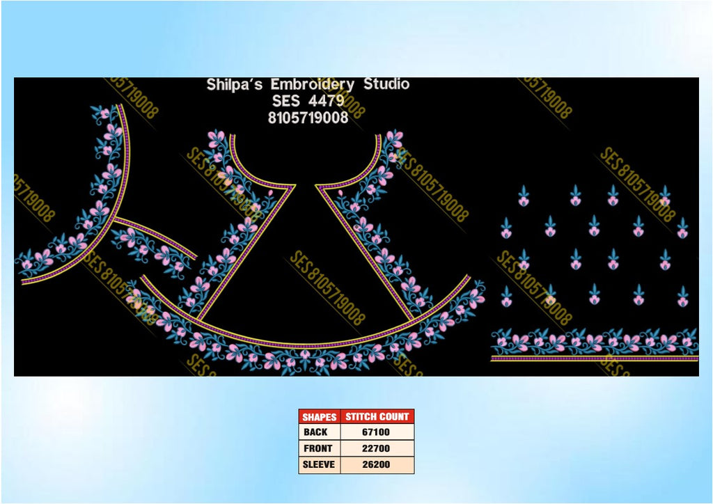 Embroidery Designs 4401-4500 Series