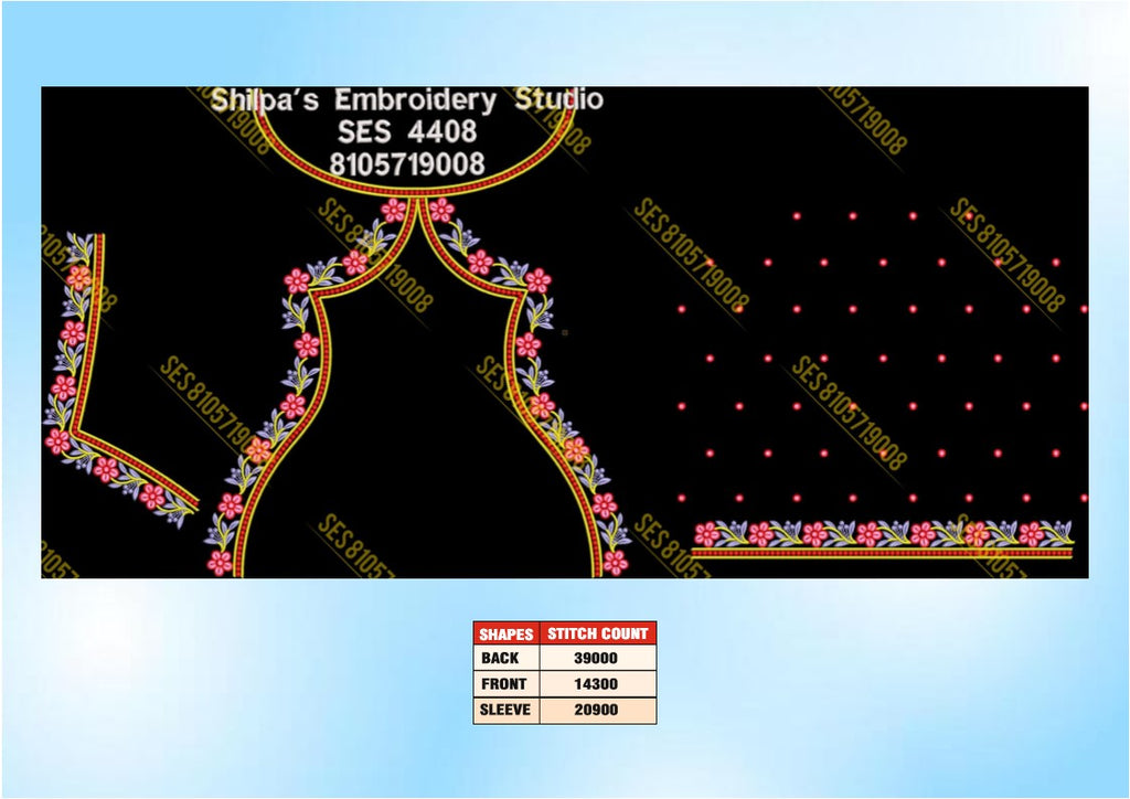 Embroidery Designs 4401-4500 Series