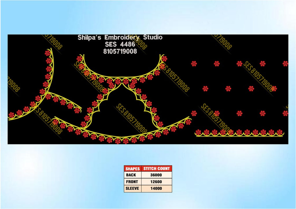 Embroidery Designs 4401-4500 Series