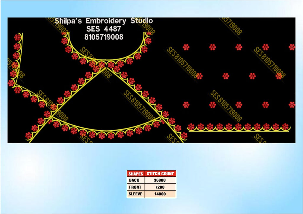 Embroidery Designs 4401-4500 Series