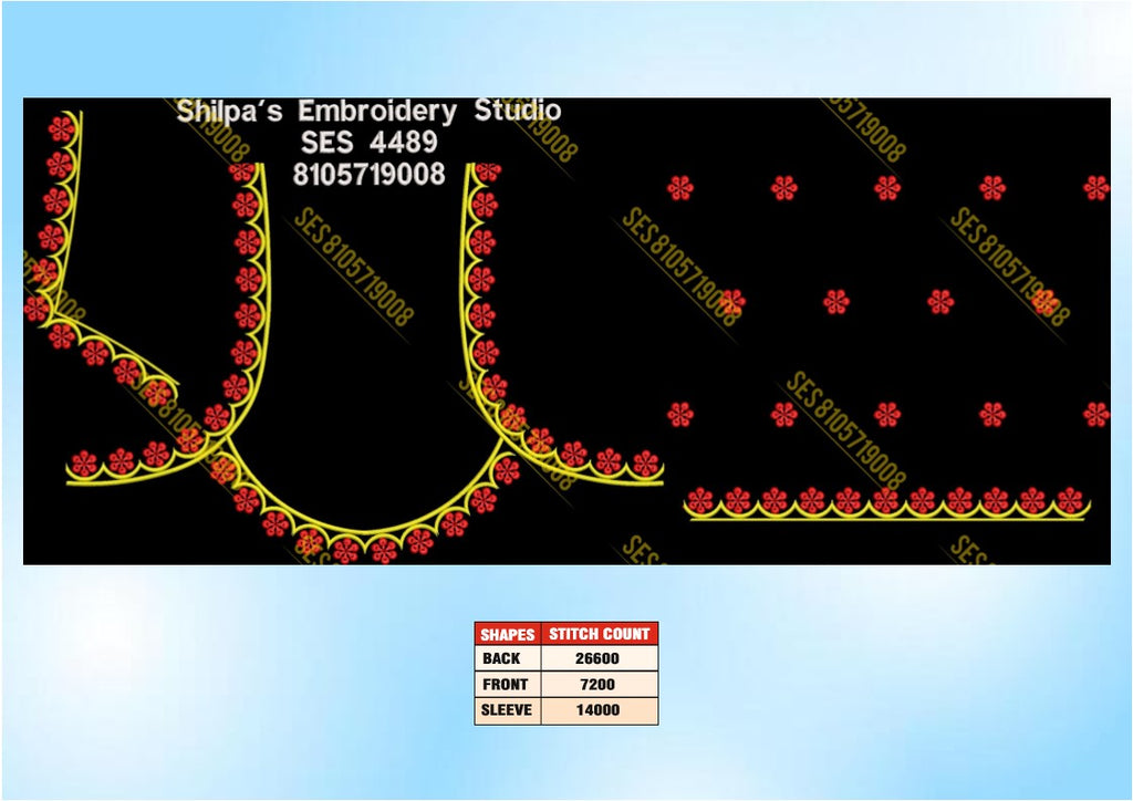 Embroidery Designs 4401-4500 Series