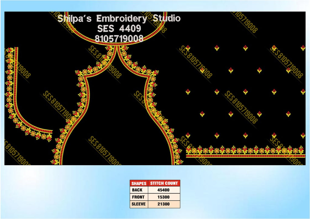 Embroidery Designs 4401-4500 Series