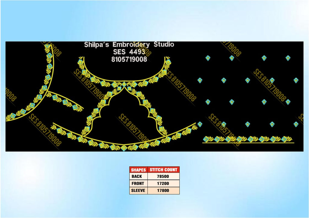 Embroidery Designs 4401-4500 Series