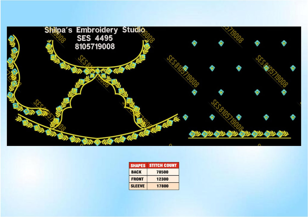 Embroidery Designs 4401-4500 Series