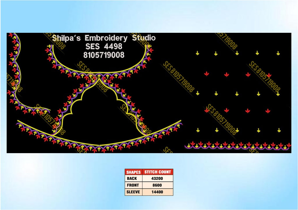 Embroidery Designs 4401-4500 Series
