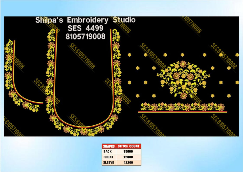 Embroidery Designs 4401-4500 Series